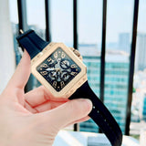 Guess Leo Multifunction Black Dial Black Silicone Strap Watch For Men - GW0637G2 Buy Now By Guess