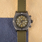 Breitling Avenger Chronograph 45mm Green Dial Green Nylon Strap Watch for Men - V13317101L1X1 Buy Now By Breitling