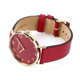 Coach Perry Red Dial Red Leather Strap Watch for Women - 14503722 Buy Now By Coach
