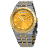 Tudor Royal Automatic Diamonds Gold Dial Two Tone Steel Strap Watch for Men - M28603-0006 Buy Now By Tudor