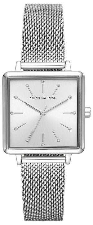 Armani Exchange Lola Quartz Silver Dial Silver Mesh Strap Watch For Women - AX5800 Buy Now By Armani Exchange