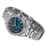 Bulova Marine Star Blue Dial Silver Steel Strap Watch for Women - 96R215 Buy Now By Bulova