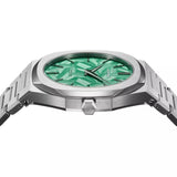 D1 Milano Ultra Thin Fir Green Dial Silver Steel Strap Watch for Men - D1-UTBJ34 Authentic Buy Shop Now