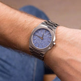 D1 Milano Ultra Thin Olympic Blue Dial Silver Steel Strap Watch for Men - D1-UTBJ35 Authentic Buy Shop Now