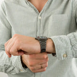 D1 Milano Ultra Thin Blue Dial Gray Steel Strap Watch for Men - D1-UTBJ12 Authentic Buy Shop Now