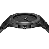 D1 Milano Ultra Thin Shadow Black Dial Black Steel Strap Watch for Men - D1-UTBJSH Authentic Buy Shop Now