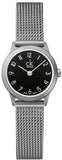 Calvin Klein Minimal Black Dial Silver Mesh Bracelet Watch for Women - K3M53151 Buy Now By Calvin Klein