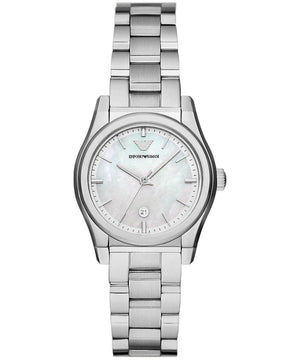Emporio Armani Federica Mother of Pearl Dial Silver Steel Strap Watch For Women - AR11557 Buy Now By Emporio Armani
