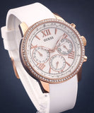 Guess Sport White Dial White Rubber Strap Watch For Women - W0616L1 Buy Now By Guess