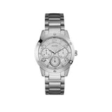 Guess Confetti Silver Dial Silver Steel Strap Watch for Women - W0778L1 Buy Now By Guess