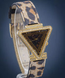 Guess Fame Quartz Animal Print Dial Multicolor Leather Strap Watch For Women - GW0504L3 Buy Now By Guess