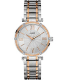 Guess Park Ave Silver Dial Two Tone Steel Strap Watch for Women - W0636L1 Buy Now By Guess