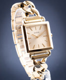 Guess Vanity Gold Dial Gold Steel Strap Watch for Women - W1029L2 Buy Now By Guess