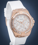 Guess Venus Diamonds White Dial White Rubber Strap Watch for Women - GW0118L4 Buy Now By Guess