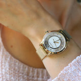 Maserati Epoca Mother of Pearl Dial Yellow Gold Mesh Strap Watch For Women - R8853118502 Buy Now By Maserati