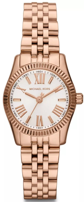 Michael Kors Lexington Quartz White Dial Rose Gold Steel Strap Watch For Women - MK3230 Buy Now By Michael Kors
