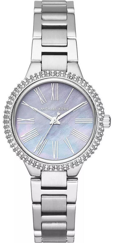 Michael Kors Taryn Mother of Pearl Purple Dial Silver Steel Strap Watch For Women - MK6562 Buy Now By Michael Kors
