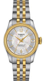 Tissot Ballade Powermatic 80 Mother of Pearl Silver Dial Two Tone Steel Strap Watch For Women - T108.208.22.117.00 Buy Now By Tissot