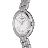 Tissot T Lady Flamingo Mother of Pearl White Dial Silver Steel Strap Watch For Women - T094.210.11.111.00 Buy Now By Tissot