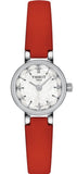 Tissot Lovely Round Mother of Pearl Dial Red Leather Strap Watch for Women - T140.009.16.111.00 Buy Now By Tissot