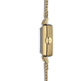 Tissot Lovely Square Silver Dial Gold Mesh Bracelet Watch For Women - T058.109.33.031.00 Buy Now By Tissot