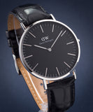 Daniel Wellington Classic Reading Black Dial Black Leather Strap Watch For Men - DW00100135 Buy Now By Daniel Wellington