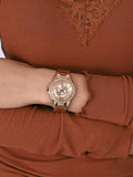 Fossil Riley Multifunction Rose Gold Dial Rose Gold Steel Strap Watch for Women - ES2811 Buy Now By Fossil