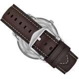 Fossil Neutra Minimalist Moonphase Silver Dial Brown Leather Strap Watch for Men - FS5905 Buy Now By Fossil