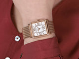 Guess Highline Off White Dial Rose Gold Stainless Steel Mesh Strap Watch For Women - W0826L3 Buy Now By Guess