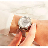 Guess Tri Glitz Quartz Silver Dial Silver Mesh Bracelet Watch For Women - W1142L1 Buy Now By Guess
