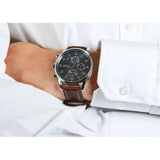 Hugo Boss Navigator Grey Dial Brown Leather Strap Watch for Men - 1513494 Buy Now By Hugo Boss