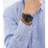 Hugo Boss Pioneer Quartz Blue Dial Blue Leather Strap Watch For Men - 1513711 Buy Now By Hugo Boss