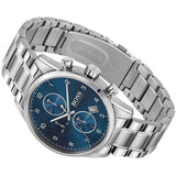 Hugo Boss Skymaster Blue Dial Silver Steel Strap Watch for Men - 1513784 Buy Now By Hugo Boss