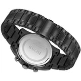Hugo Boss Skymaster Chronograph Black Dial Black Steel Strap Watch for Men - 1513785 Buy Now By Hugo Boss