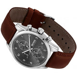 Hugo Boss Skymaster Grey Dial Brown Leather Strap Watch for Men - 1513787 Buy Now By Hugo Boss