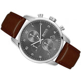 Hugo Boss Skymaster Grey Dial Brown Leather Strap Watch for Men - 1513787 Buy Now By Hugo Boss