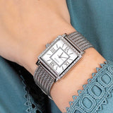 Guess Highline White Dial Silver Mesh Bracelet Watch For Women - W0826L1 Buy Now By Guess