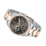 Maserati Competizione Analog Black Dial Two Tone Stainless Steel Strap Watch For Men - R8853100020 Buy Now By Maserati