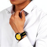 Maserati Traguardo Chronograph Yellow Dial Black Silicone Strap Watch For Men - R8871612045 Buy Now By Maserati