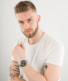 Emporio Armani Minimalist Quartz Green Dial Silver Mesh Bracelet Watch For Men - AR11578 Buy Now By Emporio Armani