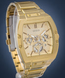 Guess Phoenix Multi Function Gold Dial Gold Steel Strap Watch for Men - GW0456G2 Buy Now By Guess