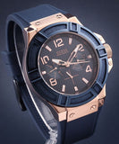 Guess Rigor Blue Dial Blue Silicone Strap Watch For Men - W0247G3 Buy Now By Guess