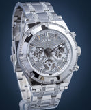 Guess Continental Silver Dial Silver Steel Strap Watch for Men - GW0261G1 Buy Now By Guess