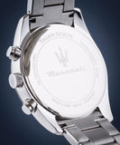 Maserati Attrazione Chronograph White Dial Silver Steel Strap Watch for Men - R8853151004 Authentic Buy Shop Now