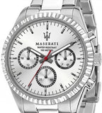 Maserati Competizione Silver Dial Silver Steel Strap Watch For Men - R8853100018 Buy Now By Maserati