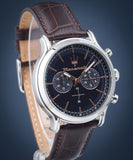 Maserati Epoca Chronograph Blue Dial Brown Leather Strap Watch For Men - R8871618014 Buy Now By Maserati