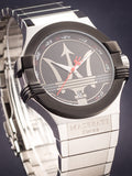 Maserati Potenza Black Dial Silver Steel Strap Watch For Men - R8853108001 Buy Now By Maserati