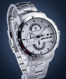 Maserati Ingegno Chronograph White Dial Silver Steel Strap Watch For Men - R8873619004 Buy Now By Maserati