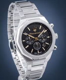 Maserati Stile Chronograph Black Dial Silver Steel Strap Watch For Men - R8873642010 Buy Now By Maserati