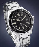 Seiko Prospex Automatic Diver Black Dial Silver Steel Strap Watch For Men - SPB051J1 Buy Now By Seiko